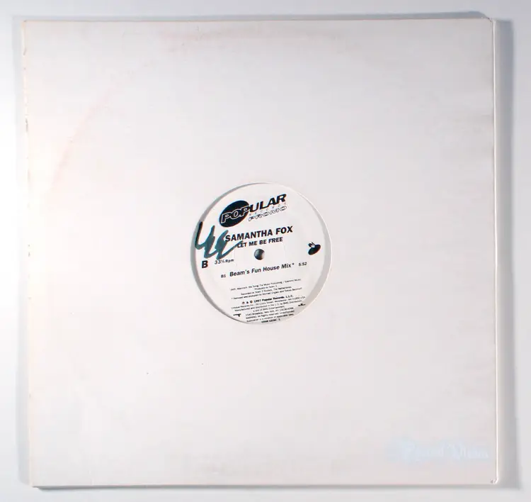 Samantha Fox - Let Me Be Free (12" Single) (1997) Vinyl PROMO • Remix