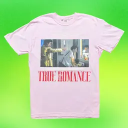 True Romance Pink "Imaginary Elvis" Rucking Fotten T-Shirt