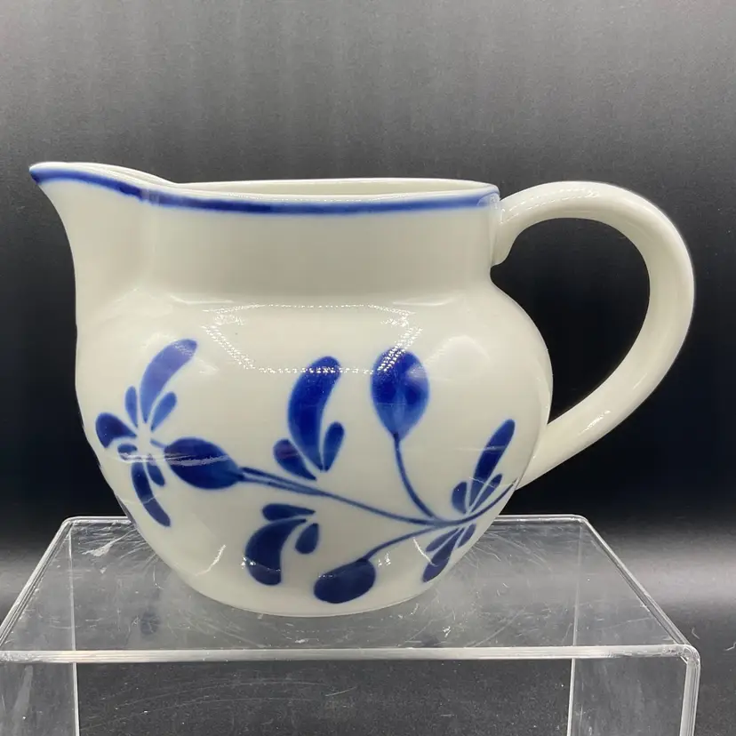 Vintage Viana Do Castello Hand Painted Portugal Pitcher