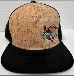 Utah Grizzlies ECHL Hockey Otto Brand Cork Front Snapback