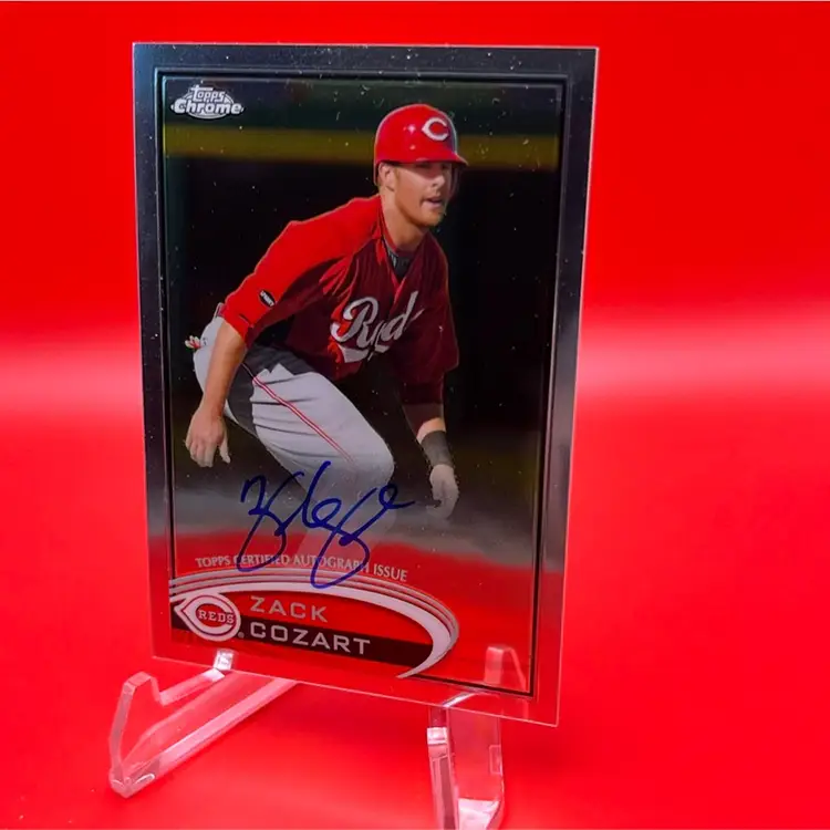 Zack Cozart 2012 Topps Chrome Auto Cincinnati Reds