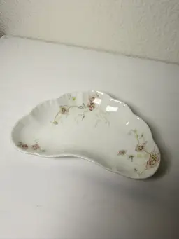 Johnson Porcelain Crescent Bone Dish Made In Japan