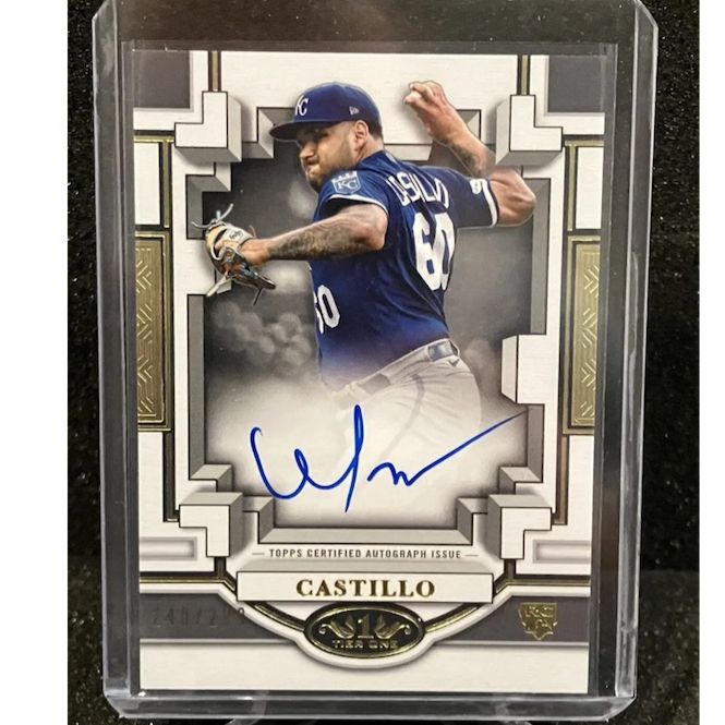 2023 TOPPS TIER ONE MAX CASTILLO ROOKIE AUTO /299