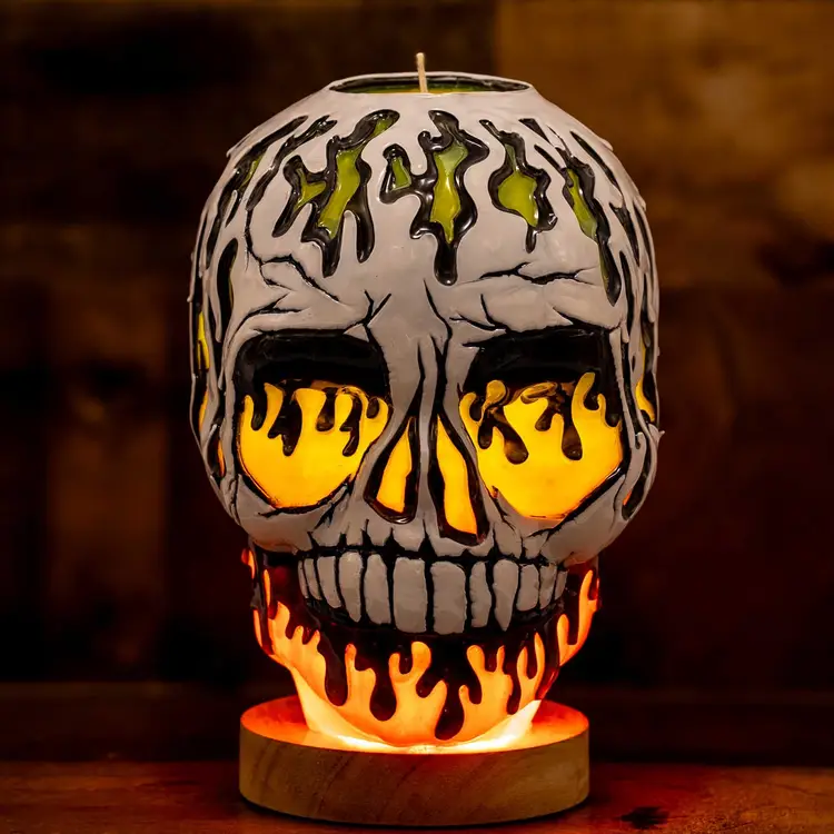 GLOW CANDLE: JS-3005-GREAT GHOUL
