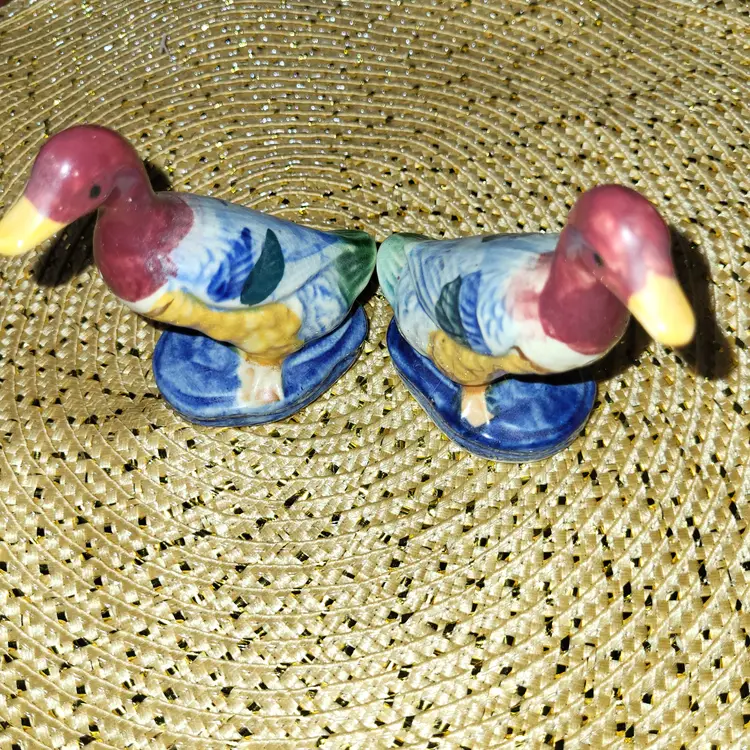 Vintage Mallard Duck Shakers