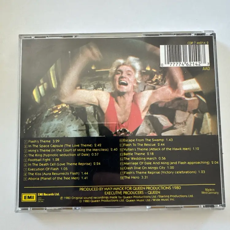 QUEEN Flash Gordon Soundtrack CD EMI 1986 West Germany CDP 7 46214 2