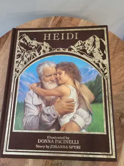 HEIDI by Johanna Spyri & Illustrated - Donna Pacinelli 1986 Unicorn Hayley Mills