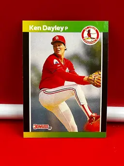 1989 Donruss Collector Baseball Trading Card Cardinals Ken Dayley #299
