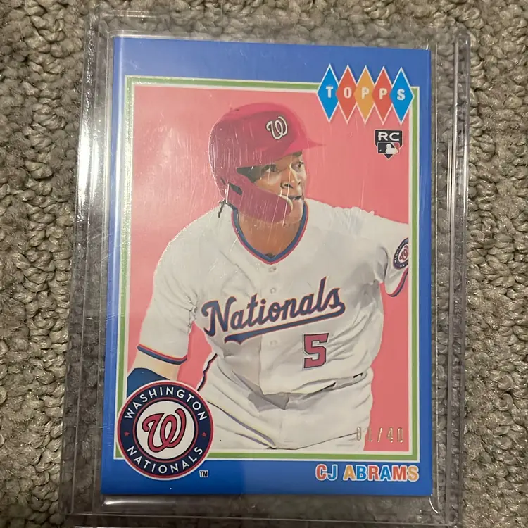 2022 Topps Brooklyn Collection CJ Abrams RC 1/40