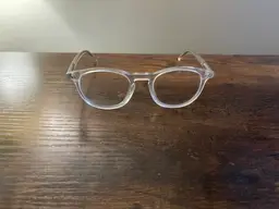 Zenni Clear Transparent Round Eyeglass Frames Only 49-20-140 mm