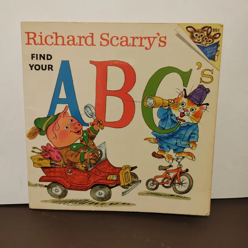 Find Your ABC's. Richard Scarry. No condition issues. Published 1972.