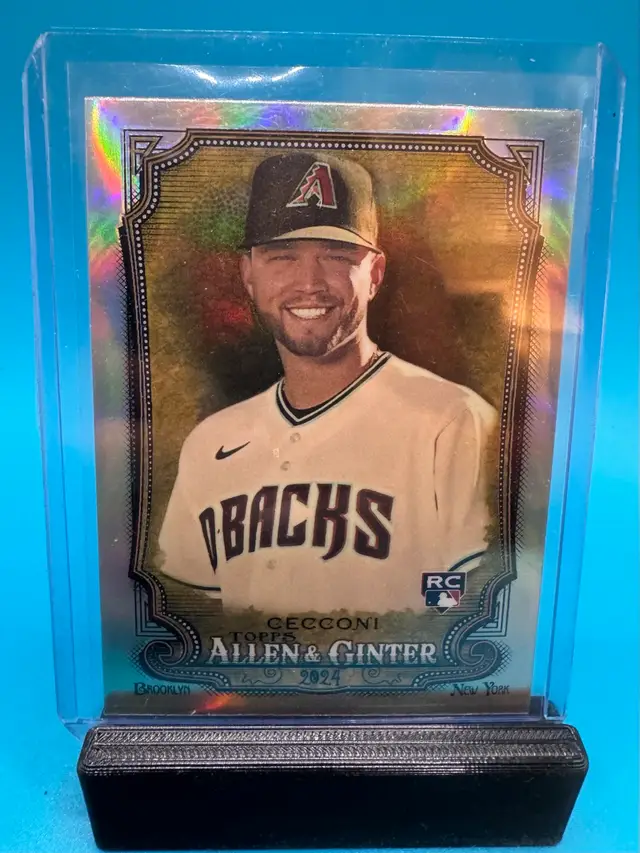 Slade Cecconi Allen & Ginter Chrome Refractor RC Arizona Diamondbacks