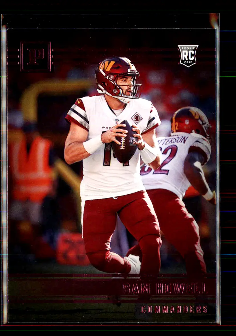 Sam Howell 2022 Panini Chronicles Pink Panini #PA-5 - (113) - Washington Commanders