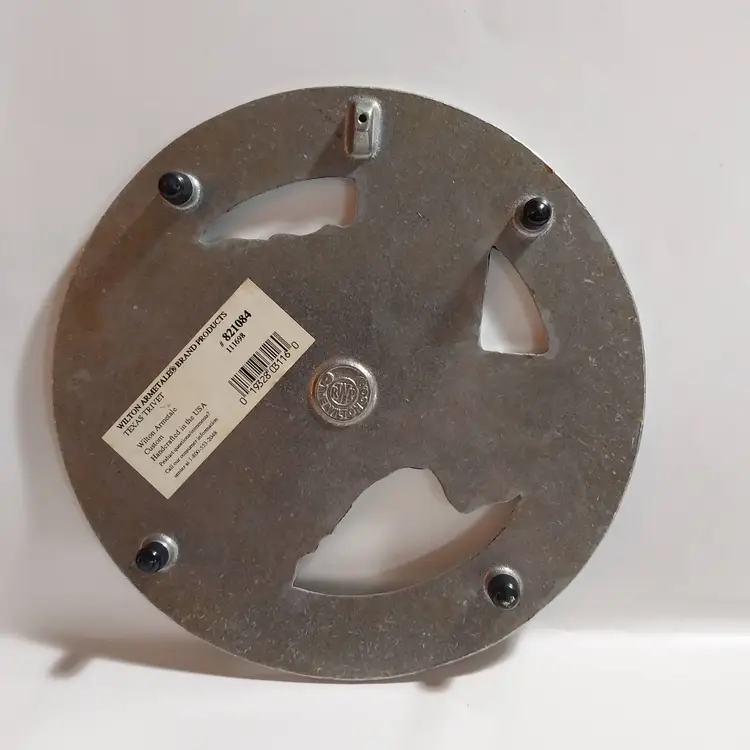 Wilton Armetale Texas 8" Pewter Holloware Trivet, NEW