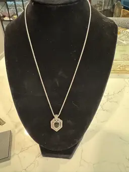 Vintage Pendant And Earrings