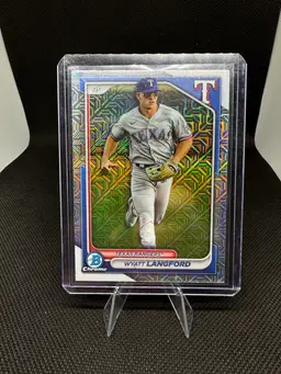 2024 Topps Wyatt Langford Mega Box SP Texas Rangers