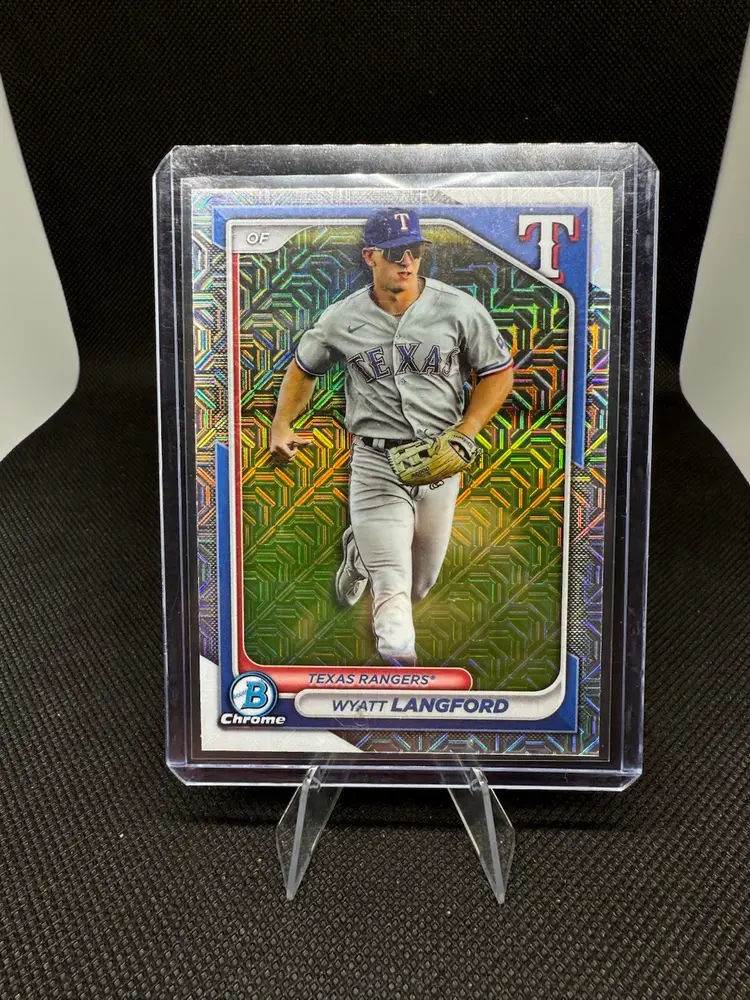 2024 Topps Wyatt Langford Mega Box SP Texas Rangers