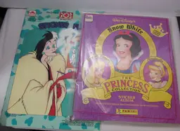 Vintage Disney Sticker Fun Books The Princess Collection/101 Dalmations