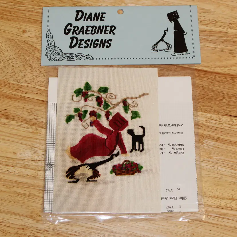 Diane Graebner Designs 'Fresh Off the Vines' Cross stitch pattern chart