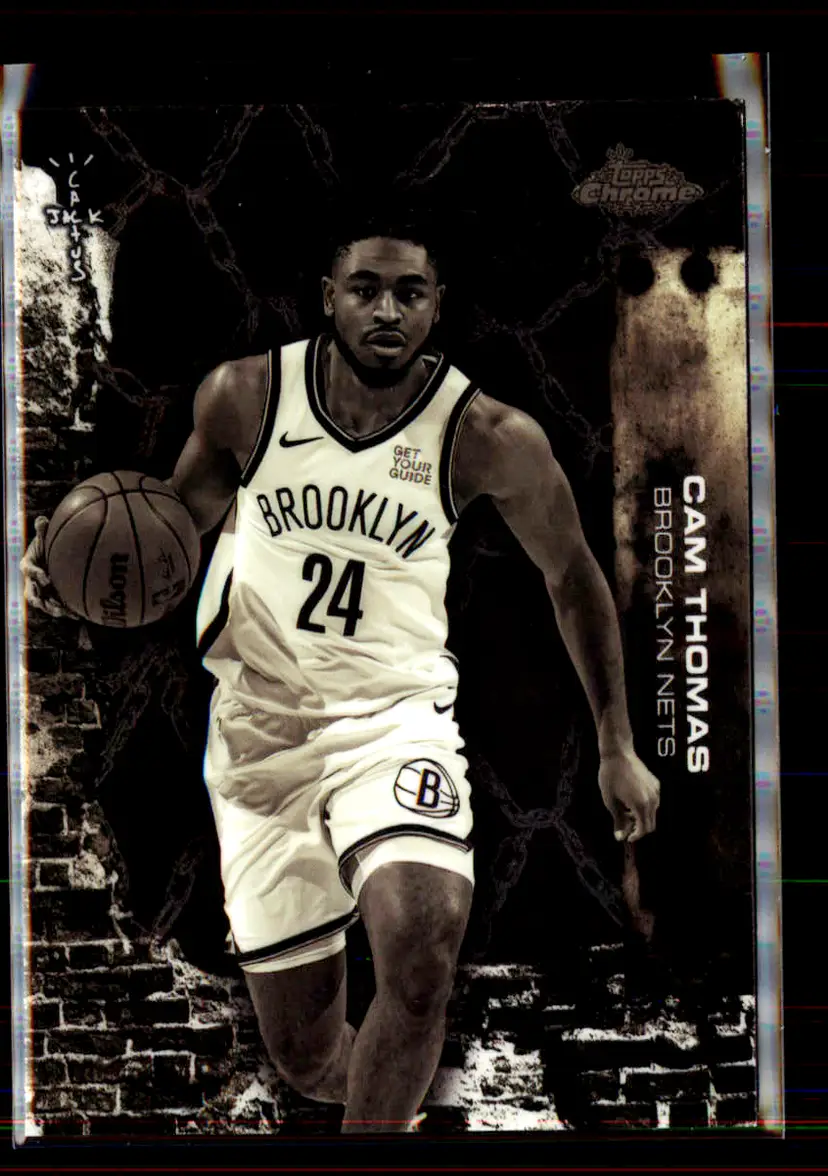 Cam Thomas 2025-26 Topps Chrome Cactus Jack #3 - (139) - Brooklyn Nets