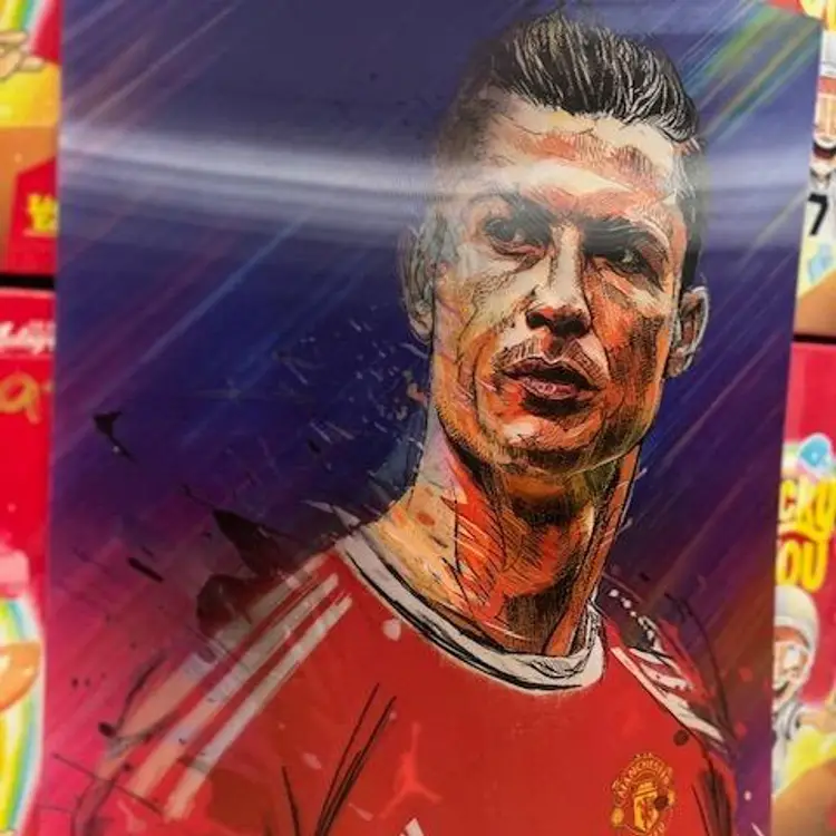 Lionel Messi / Cristiano Ronaldo Hologram Artwork