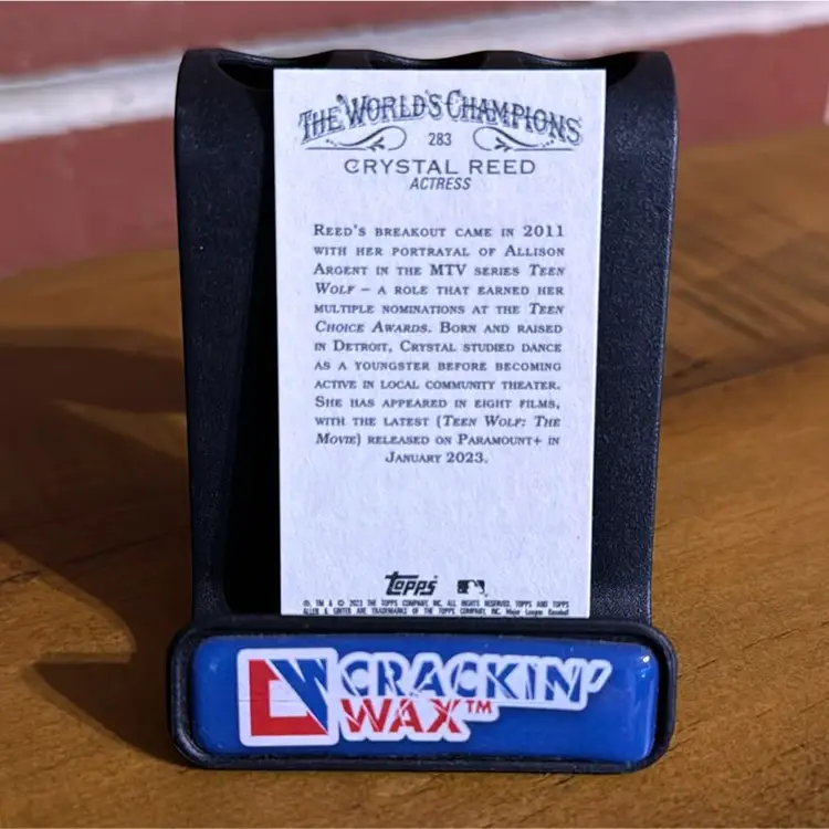 Crystal Reed - 2023 Allen & Ginter Gold Border Mini #283