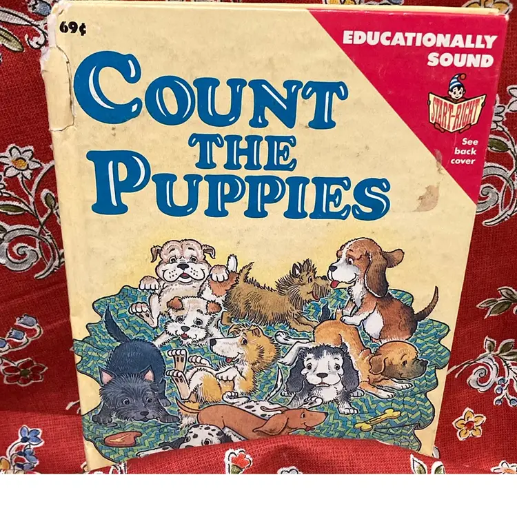 Set Of 2 Junior Elf Books “Count The Puppies” And “Little Lost Angel”