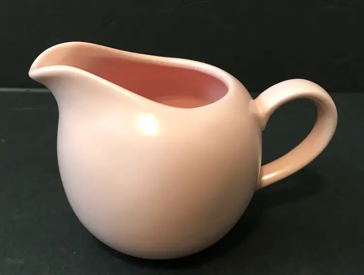 Mid Century Soft Pink Creamer