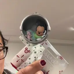 Disney Sleeping Baby Mickey In Rattle 1st Christmas Ornament 5”