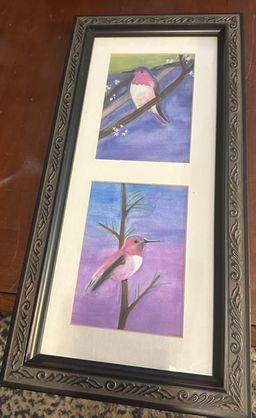 Colored Chalk painting