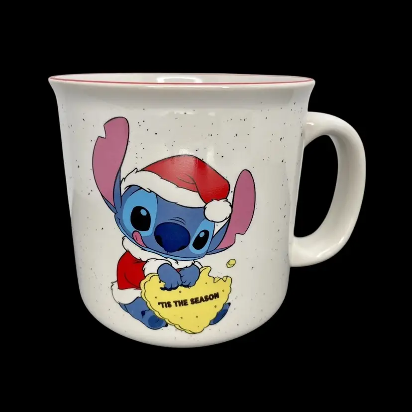 Disney Stitch Christmas Tis The Season Be Merry Large 20 Oz Coffee Mug