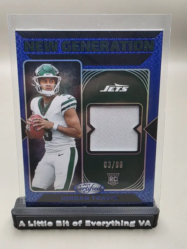 Jordan Travis #NGJ-JTS 2024 Panini Certified - New Generation Jerseys Mirror Blue #/99
