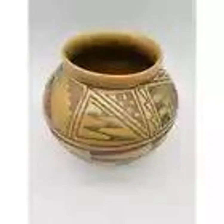 Santos Ortiz & Bertha Chacon Signed Mata Ortiz Pottery Vase