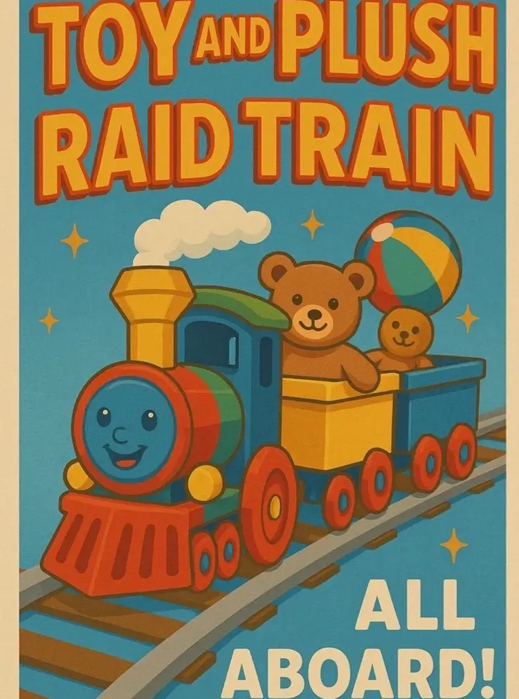Plush Raid Train, Disney, Mario,build a bear, vintage and more 