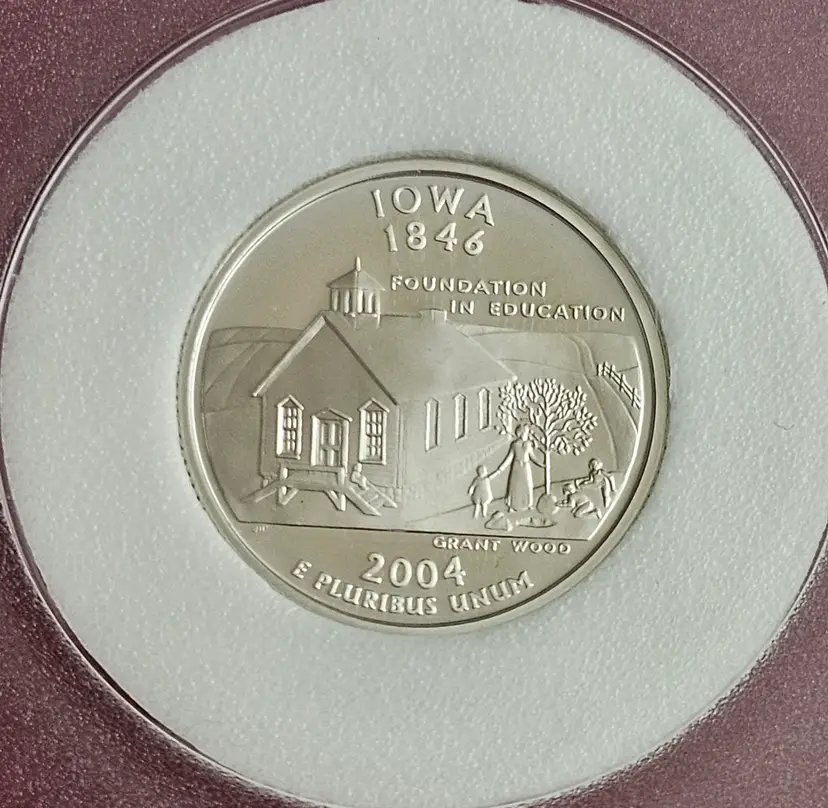 SILVER 2004-S Iowa Ultra Cameo