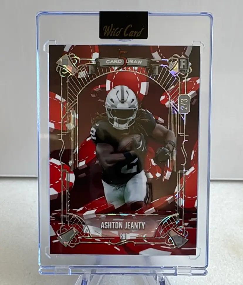 2025 Wild Card Ashton Jeanty RC 5 Card Draw #5cdctaj RC SN3