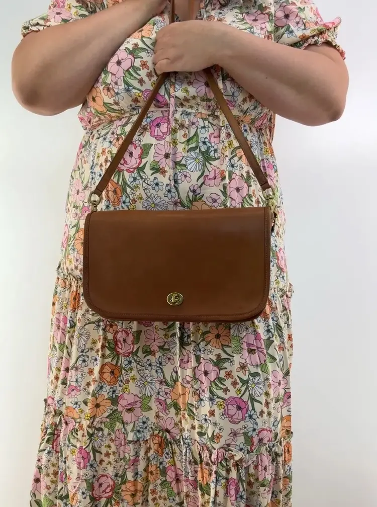 Coach Convertible Clutch 9635 British Tan Bag