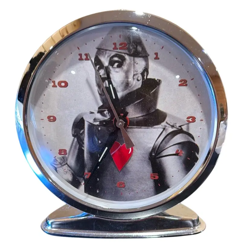 1997 Wizard Of Oz Tin Man Wind-up Clock - Warner Bros. Exclusive