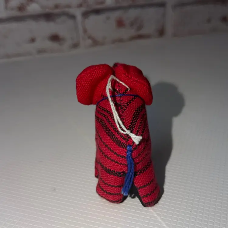 Elephant Hand Made Plush Miniature Animal Ornament
