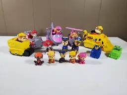 Paw Patrol Figures And Vehicles