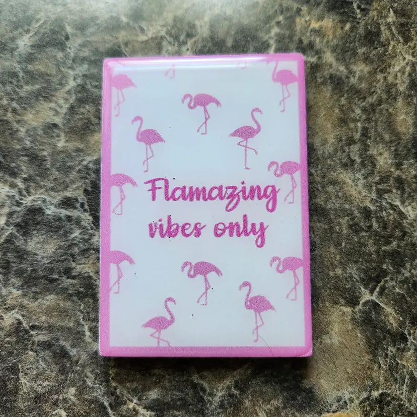 Flamingo Fridge Magnet 2"x3"