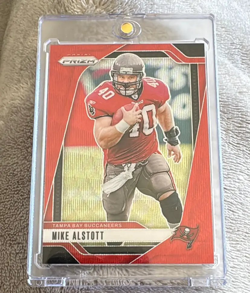 2024 Panini Prizm Mike Alstott Red Wave Color Match /149 Green #275 SN149