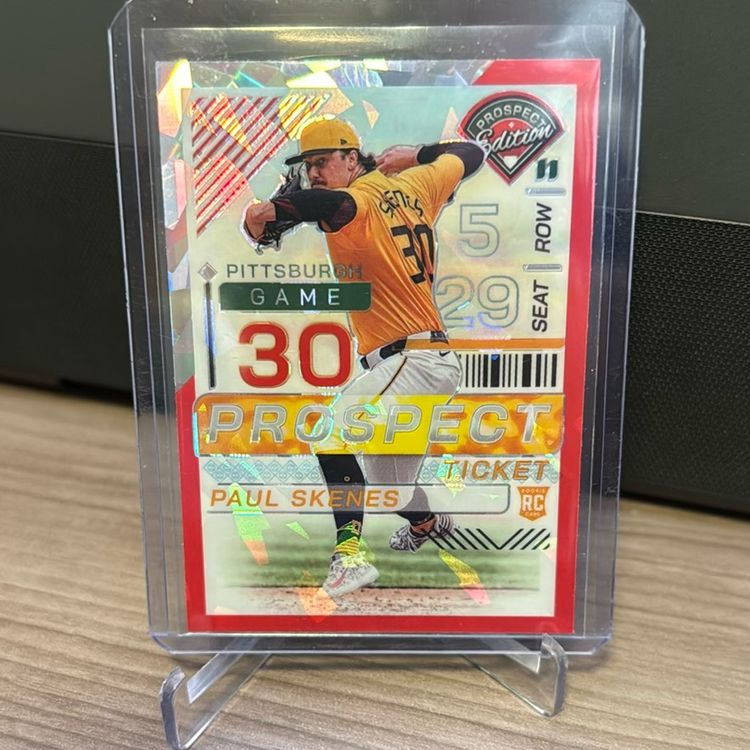 Paul Skenes Prospect Edition Red Cracked Ice