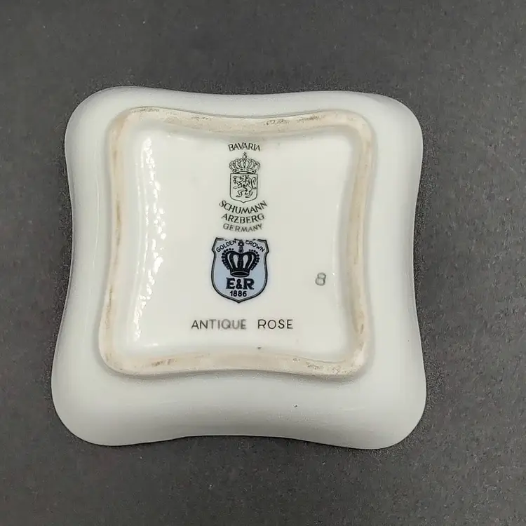 Vtg Schumann Arzbery Bavaria Porcelain Trinket Dish