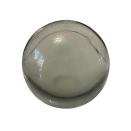 Large Clear Glass Sphere Crystal Ball. Clear Bottom.