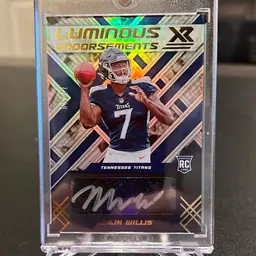 2022 XR Malik Willis 77/99 RC Auto Tennessee Titans