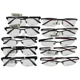 New Balance Stainless Steel Rectangular Eyeglasses Frames Unisex Lot of 10
