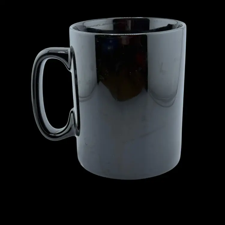 Leo Zodiac Mug Black 4 1/4"