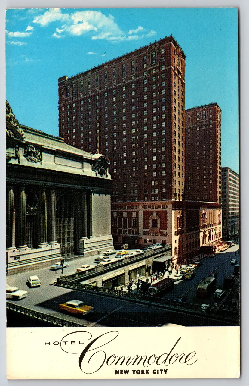 Postcard Hotel Commodore New York City New York - 15192
