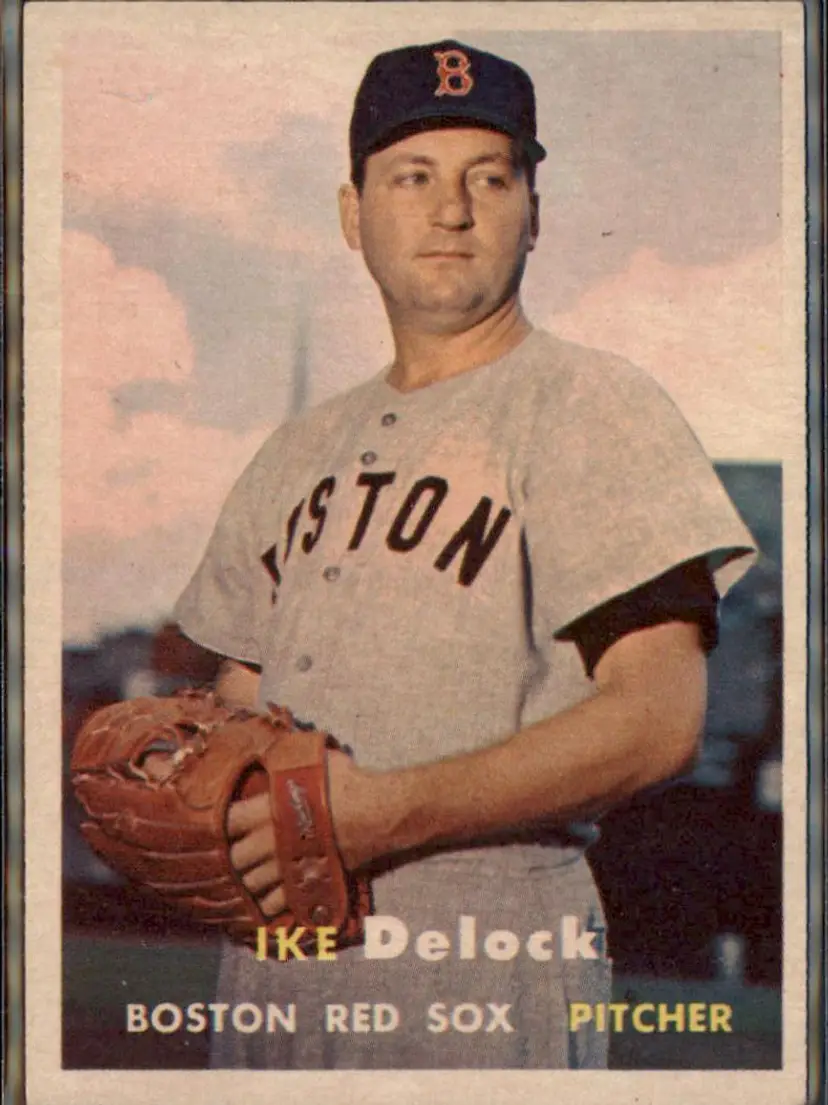 1957 Topps #63 Ike Delock - ( pk1 ) - Boston Red Sox